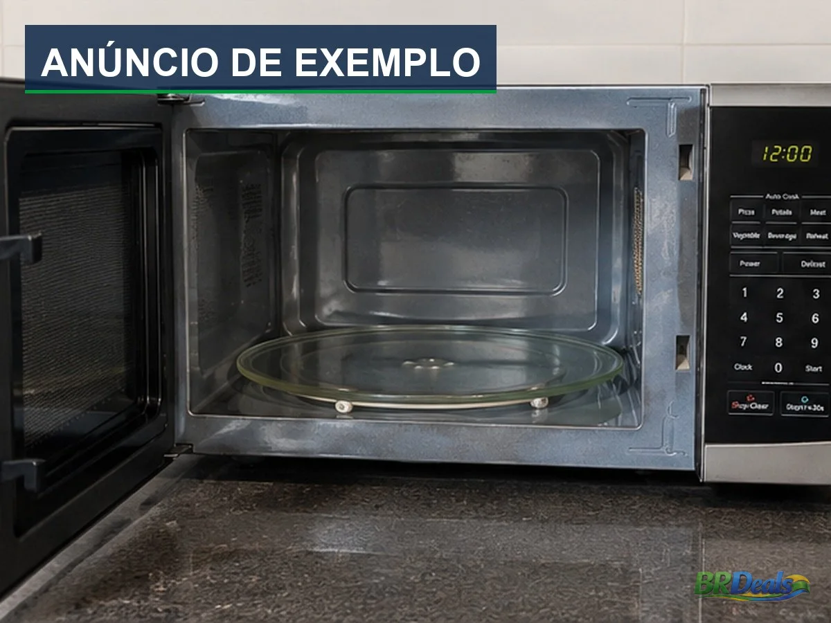Exemplo · Vendo micro-ondas Samsung inox